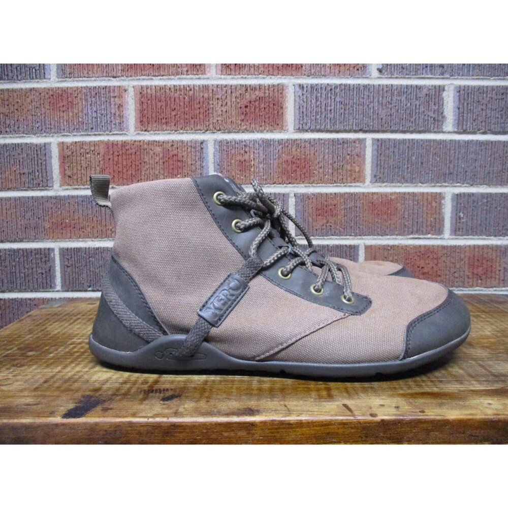 Xero Shoes Mens Denver Brown Minimalist Barefoot Trail Hiking Boots Size 10